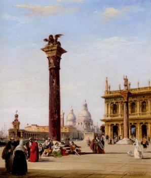 Edward Pritchett : The Piazetta St Marks Venice